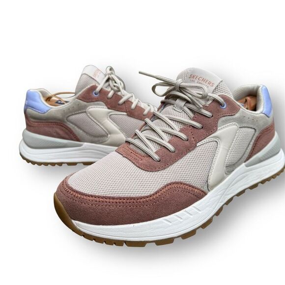 Skechers Women's Fury Retro Sneaker Brown Size 9 Air-Cooled Memory Foam - Picture 2 of 12